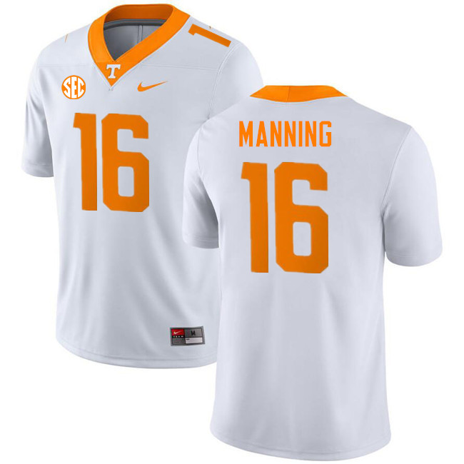 Peyton Manning Tennessee Jersey,Tennessee Volunteers #16 Peyton Manning College Jersey-White